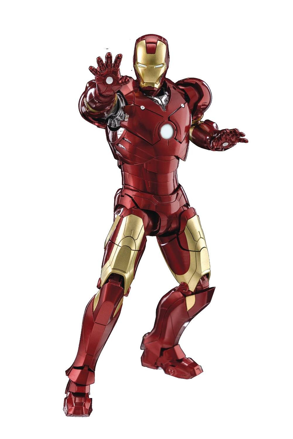 ThreeZero Actionfigur MARVEL INFINITY SAGA IRON MAN MARK 3 DLX 1/12 SCALE ACTIONFIGUR