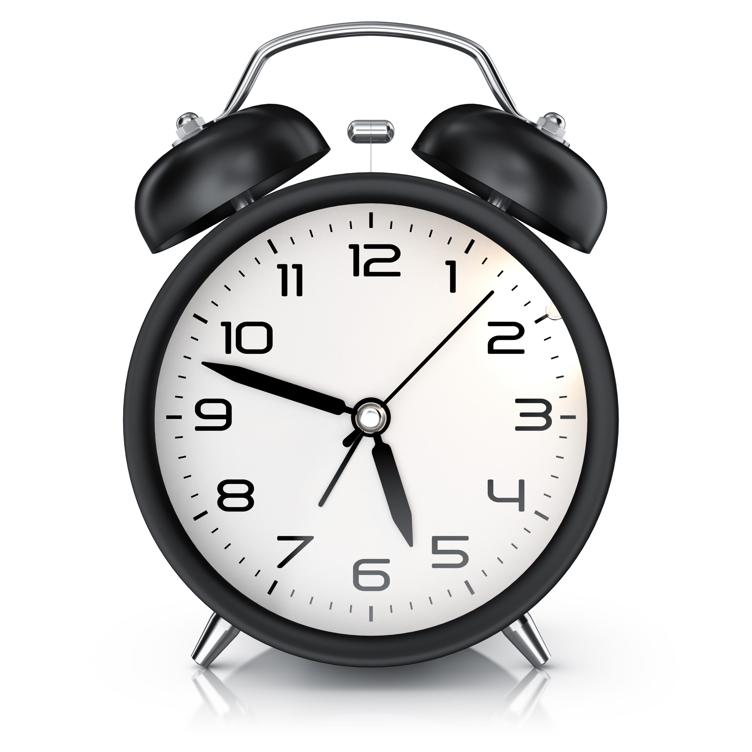 BEARWARE Wecker Analog, rund, mit Licht, Retro, lauter Glockenalarm für Tie günstig online kaufen
