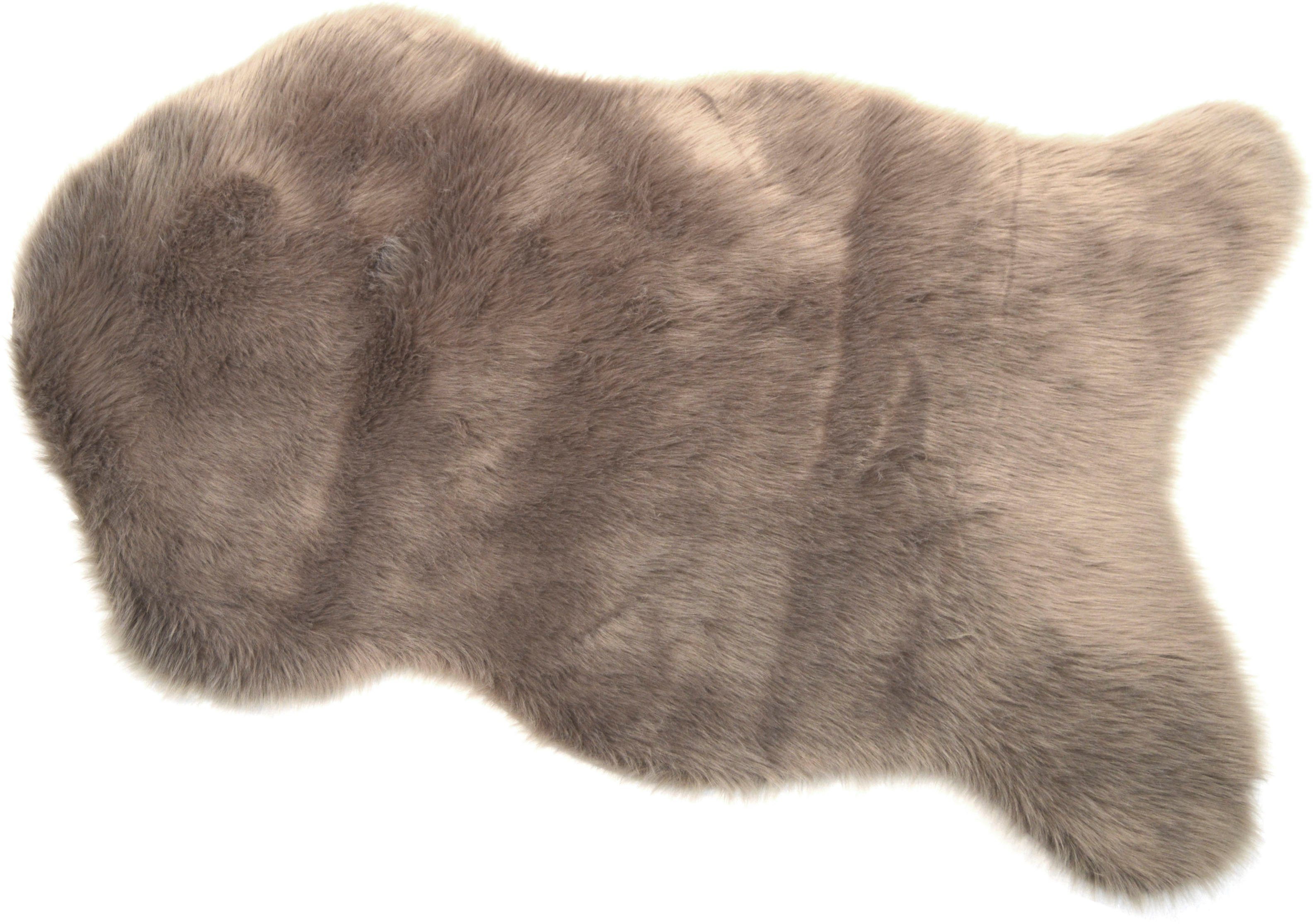 KiNZLER Fellteppich Kunstfell, fellförmig, Höhe: 30 mm, Uni-Farben, weich & flauschig, waschbar, ideal als Bettvorleger. Reduzierter Preis € 22,78. Unverbindliche Preisempfehlung € 49,90