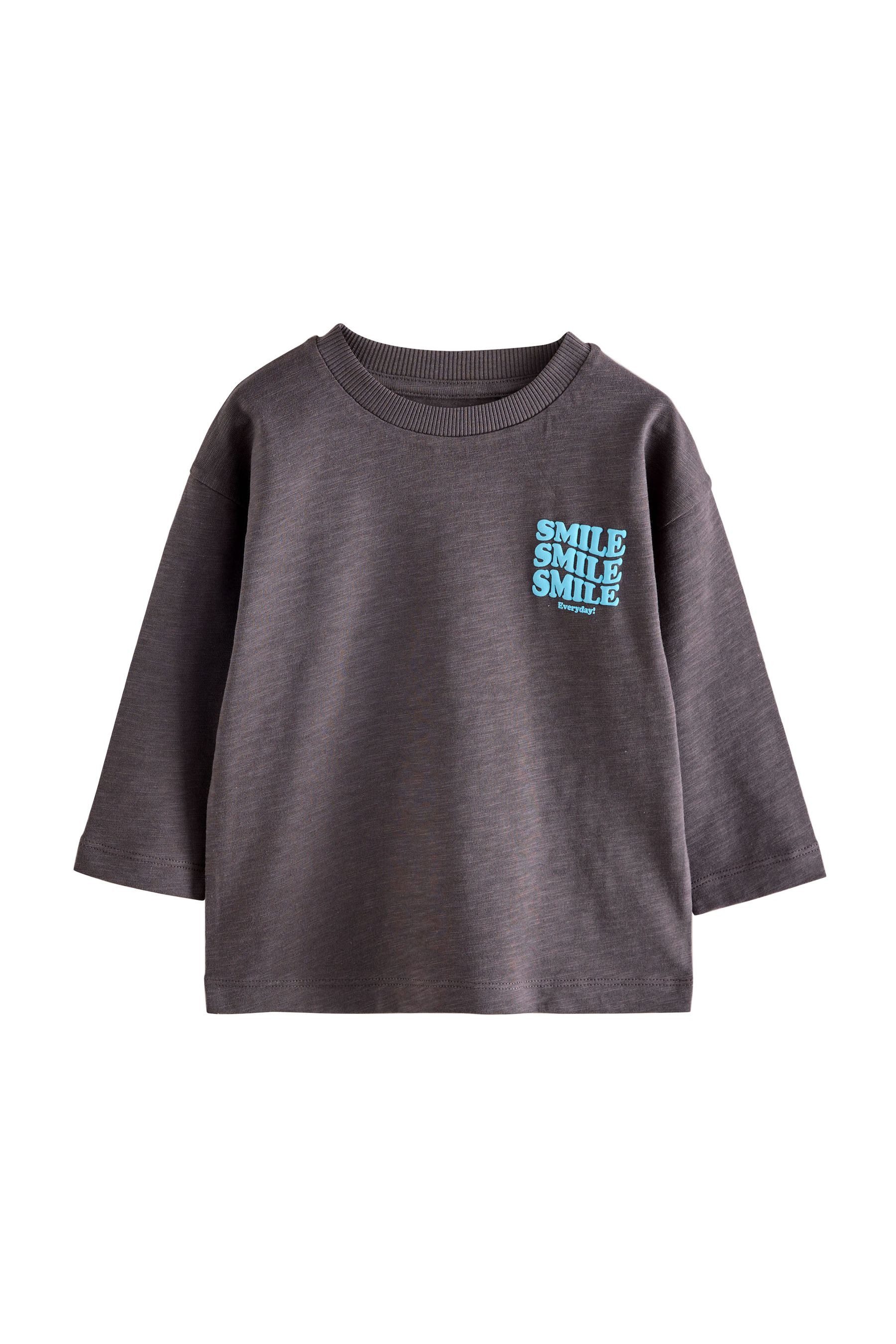 Next Langarmshirt 4er-Pack Langarmshirts mit Grafik-Print (4-tlg)