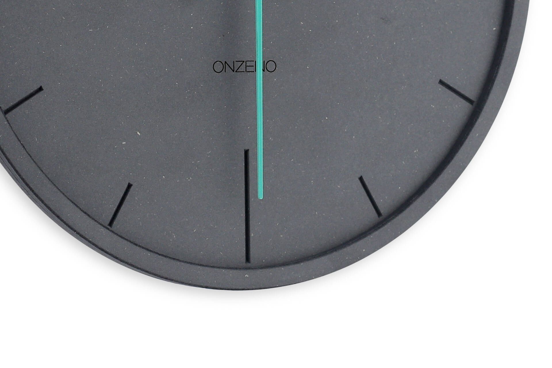 ONZENO Wanduhr SURPRISE. THE Design-Uhr) 29.5x29.5x0.5 cm (handgefertigte