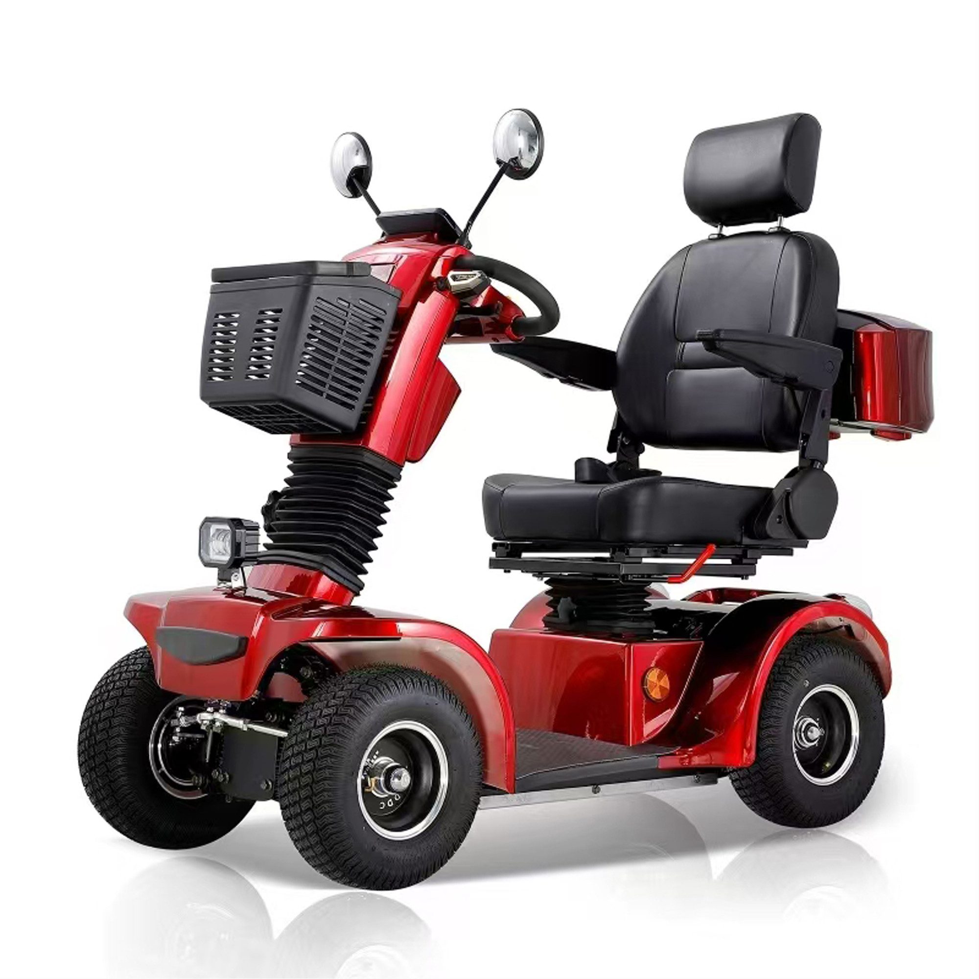Urban Hopper E-Motorroller Urban Hopper Senior 4-Rad Elektro Seniorenmobil Mobilitätshilfe, 500 W, 6 km/h, Drehbarer Sitz, ca. 60km Reichweite, 150kg Zuladung, LED-Licht COC
