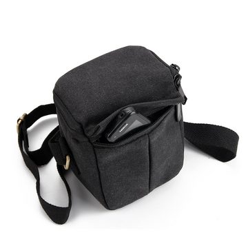 K-S-Trade Kameratasche für Sony ZV-1 II, Umhängetasche Schulter Tasche Tragetasche Kameratasche Fototasche