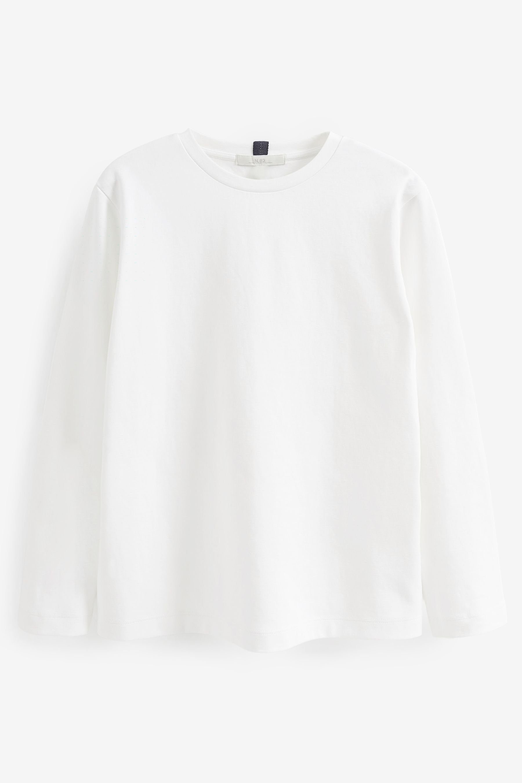 Next Langarmshirt Schweres Langarmshirt aus 100 % günstig online kaufen