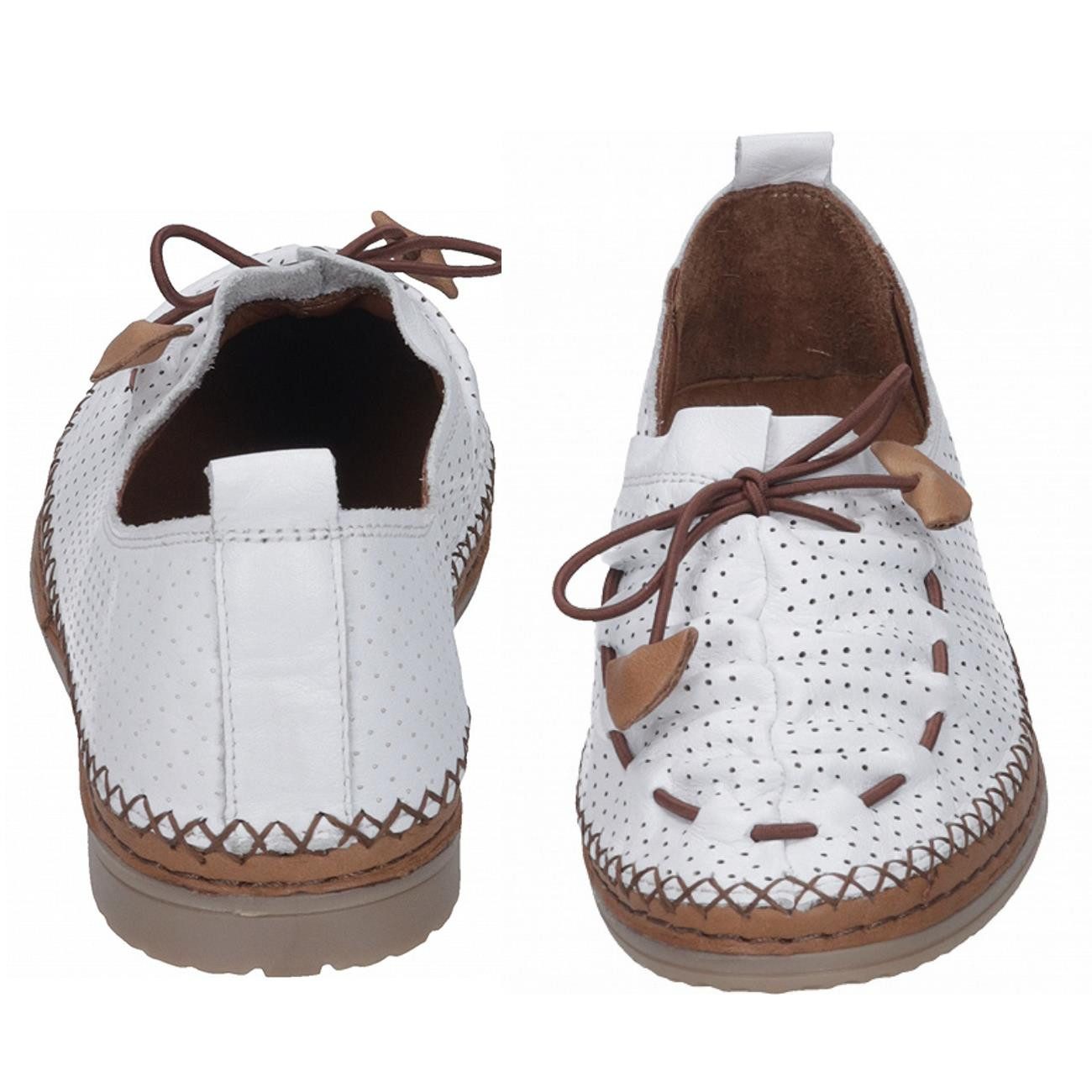 Manitu MANITU Leder Damen Halbschuh Slipper