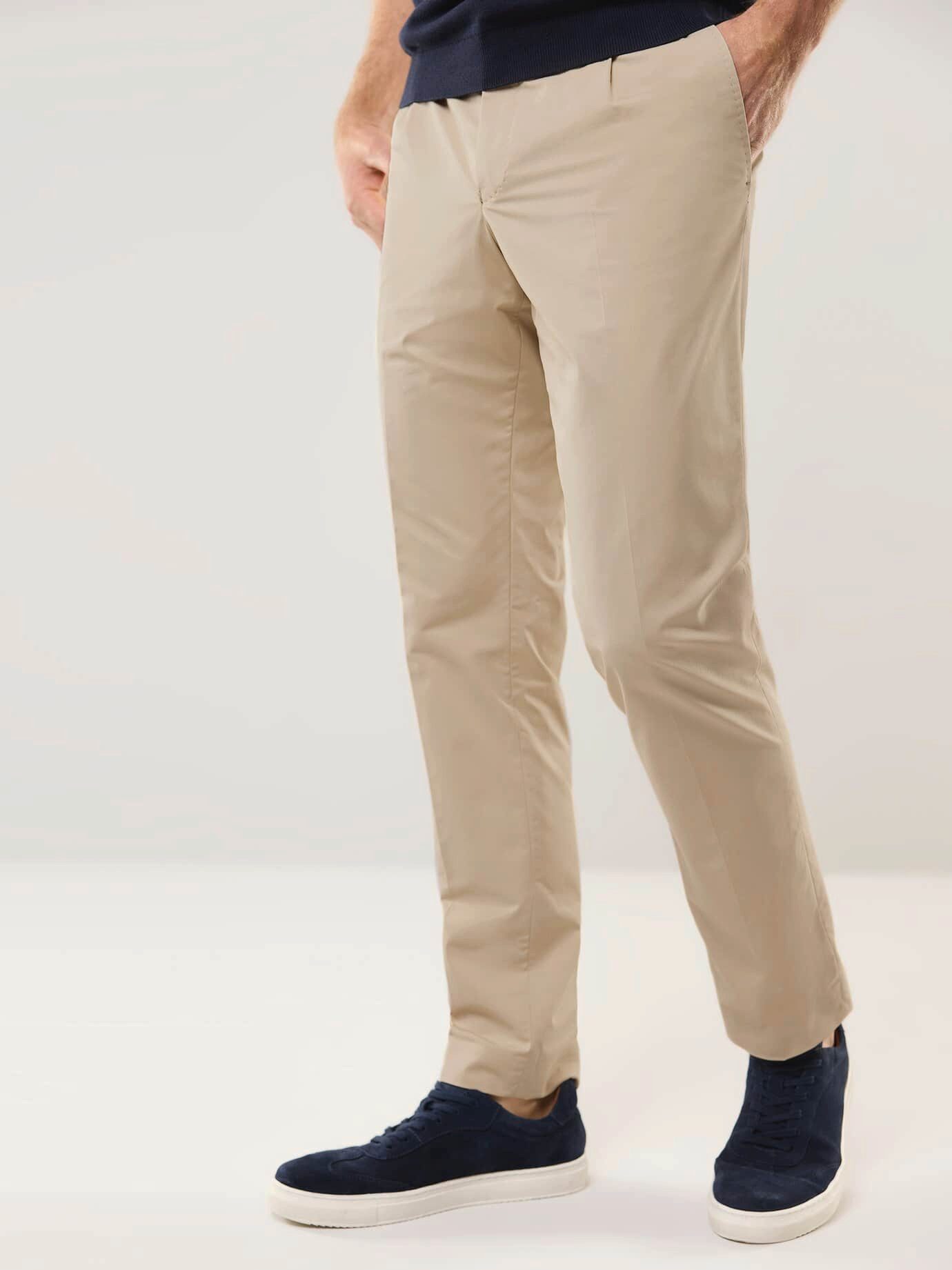 Walbusch Anzughose Herren Anzug-Hose aus Baumwollmix Modern Fit, modern, Kurzgröße