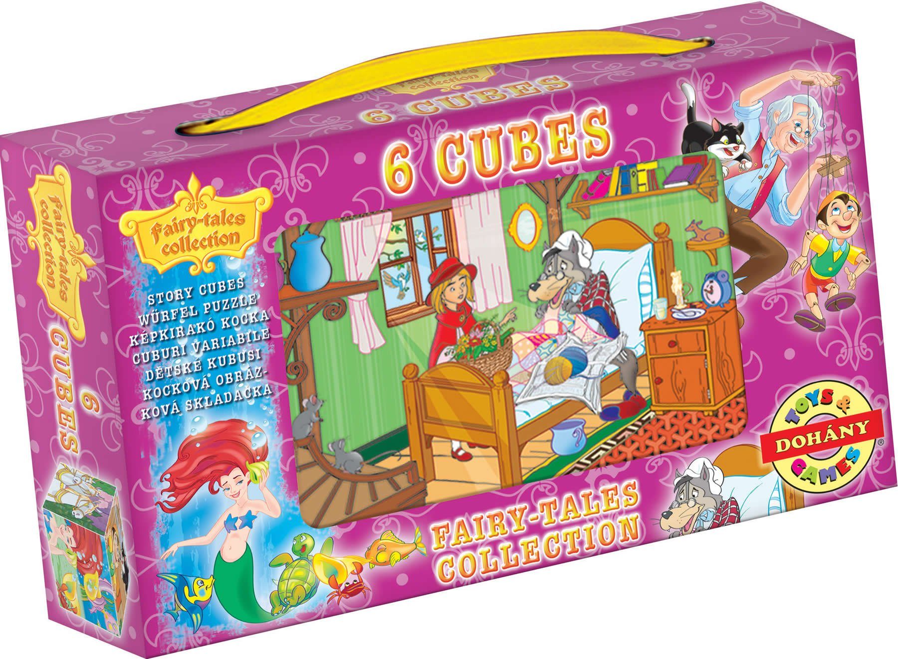 Dohany Пазлы из кубиков Bilderwürfel 6-tlg. Kinderpuzzle Märchen, Пазлыteile