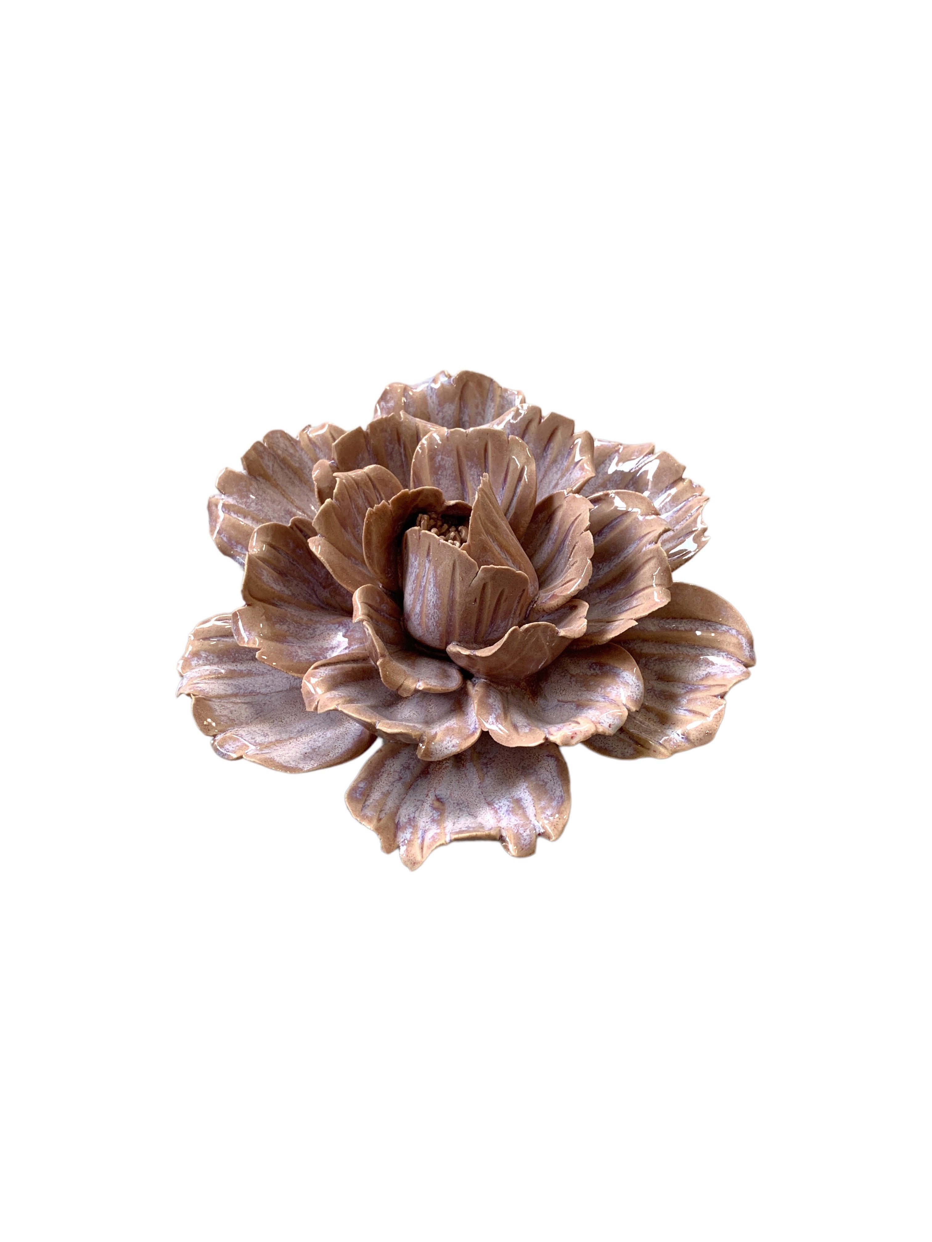 trendfleur Tischvase Keramik-Blüte
