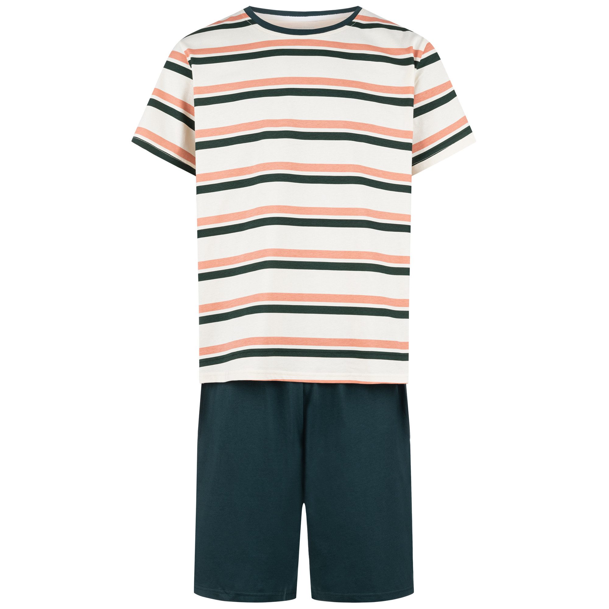 FALKENSTEJN Schlafanzug Komfortabler Herren-Schlafanzug 100% Baumwolle kurz günstig online kaufen