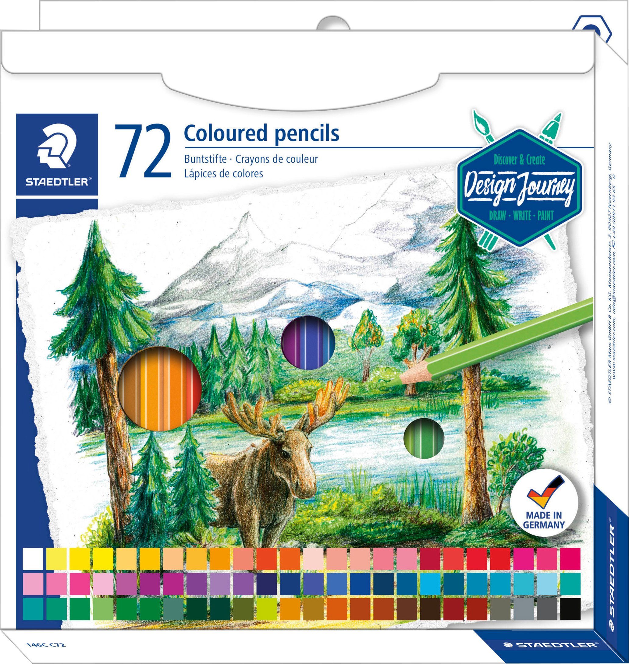 STAEDTLER Buntstift Buntstifte, 72 Stück