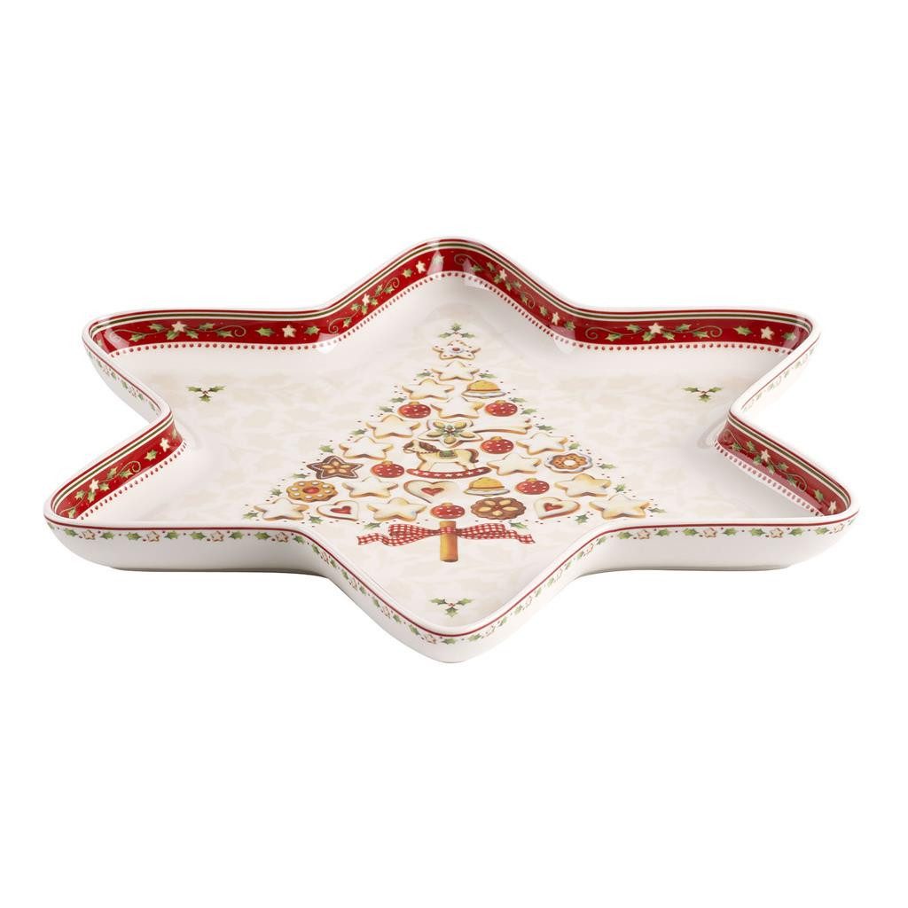 Villeroy & Boch Schale Winter Bakery Delight Sternschale 37 x 33 cm, Porzellan, (1 Schale, 1-tlg)