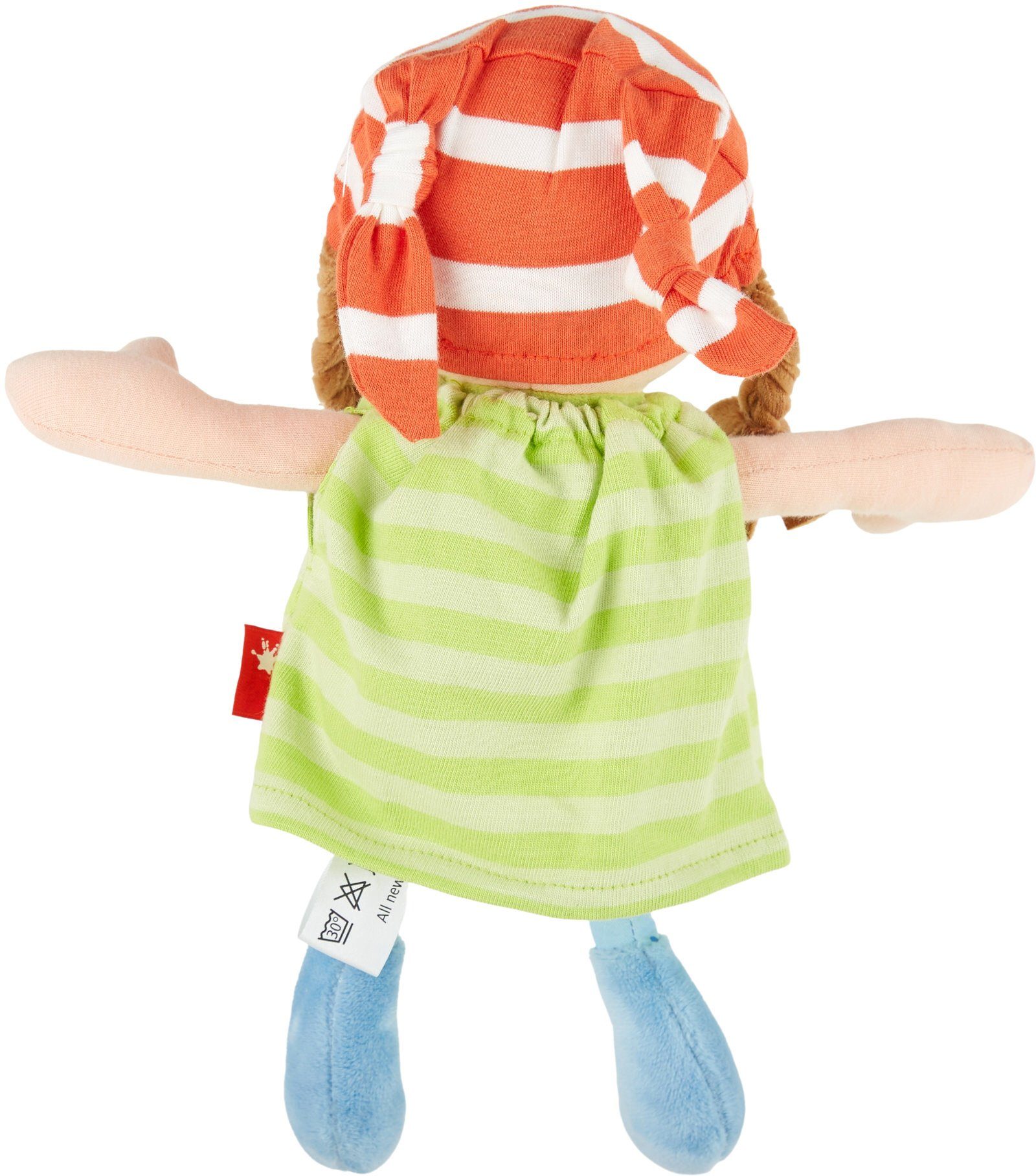 Sigikid Stoffpuppe Brenda Bilipup, grün, mit braunen Haaren günstig online kaufen