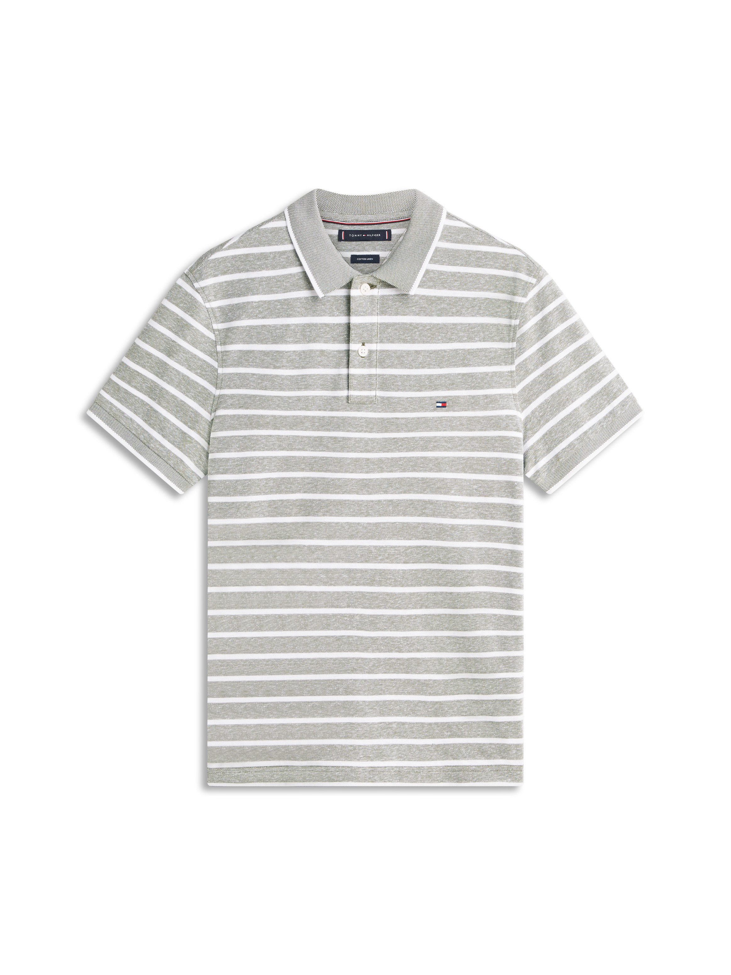 Tommy Hilfiger Poloshirt LINEN PIQUE REGULAR – Bild 4 von 5