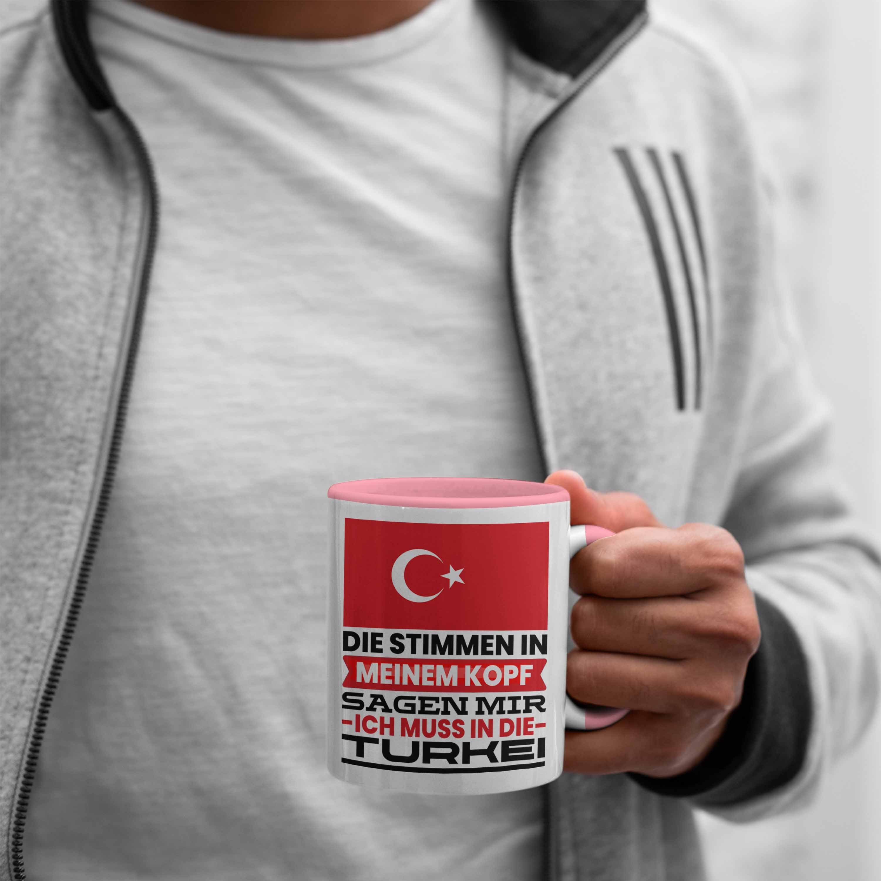 Trendation Tasse Türkei Tasse Geschenk Türken Rosa Ich Geschenkidee Mu Geburtstag Urlaub für