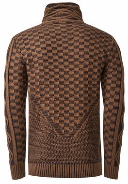 Rusty Neal Strickpullover mit extravagantem Schalkragen