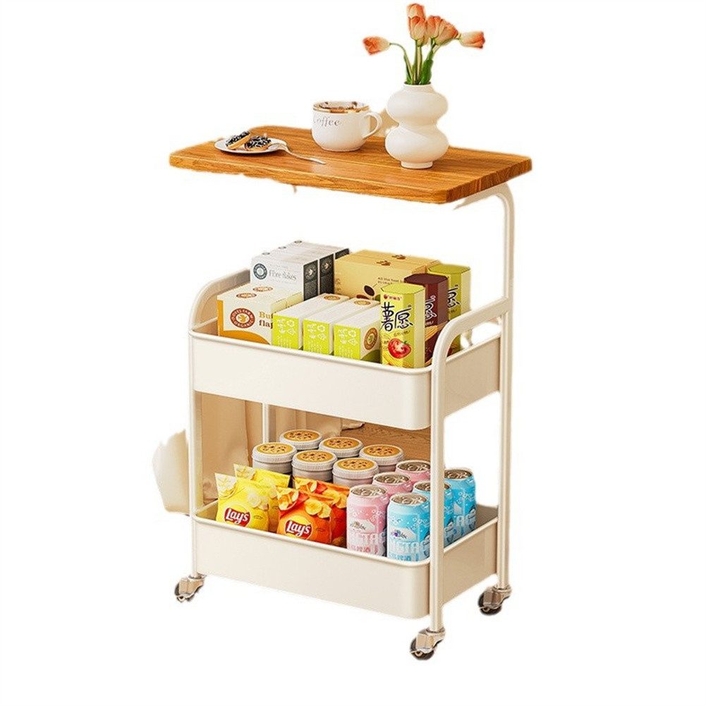 GarveeMore Küchenorganizer-Set Desktop Rolling Cart Layer Metall Praktische Aufbewahrung Organisation