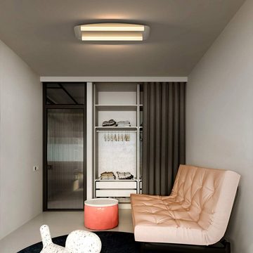 ZMH LED Deckenleuchte Wandleuchte Acryl Küche Nickel Innen Kronleuchter, LED fest integriert, Warmweiß