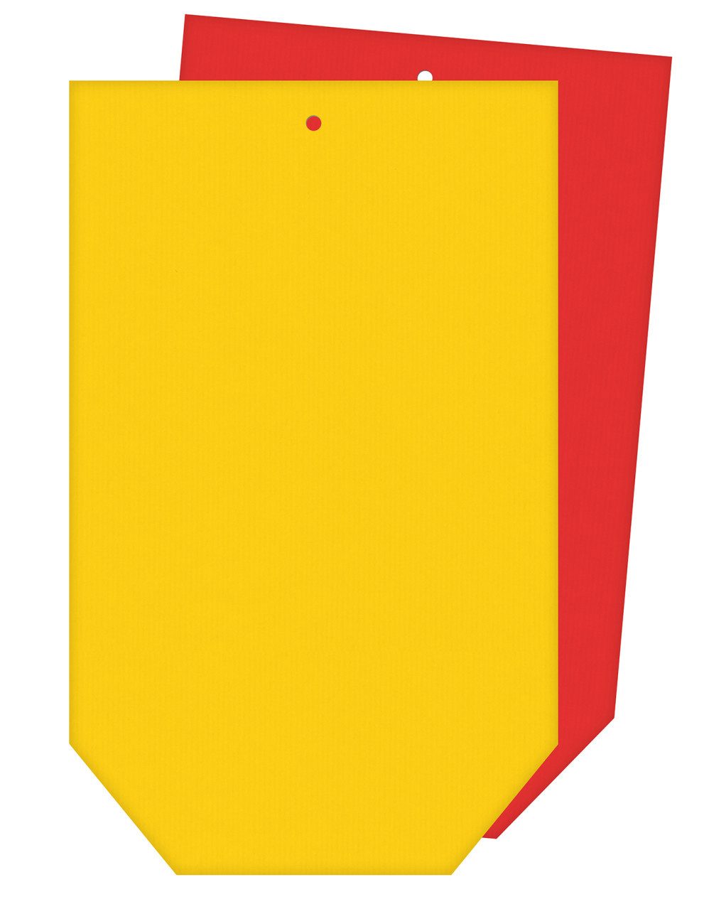 Braun+Company Atelier Geschenkpapier Braun & Company Geschenktasche gelb rot 16 x 26 cm