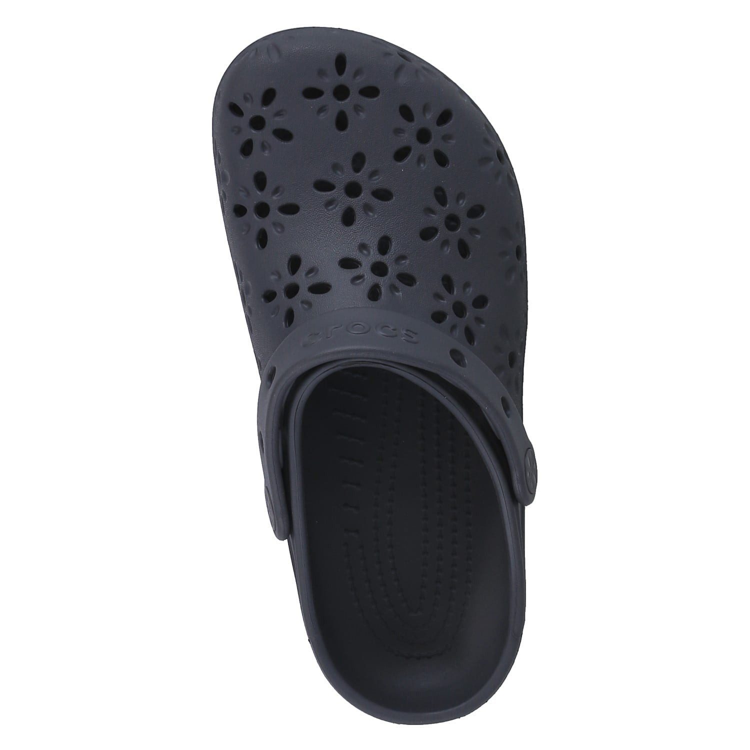 Crocs Sandale Classic Floral Cut Out Clog grau Damen Badeschuh günstig online kaufen