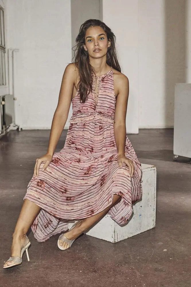 Co'couture Maxikleid CC-Maxikleid mit Liebe zum Detail