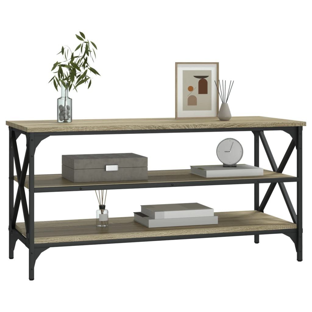vidaXL Beistelltisch TV-Schrank Sonoma-Eiche 100x40x50 cm günstig online kaufen