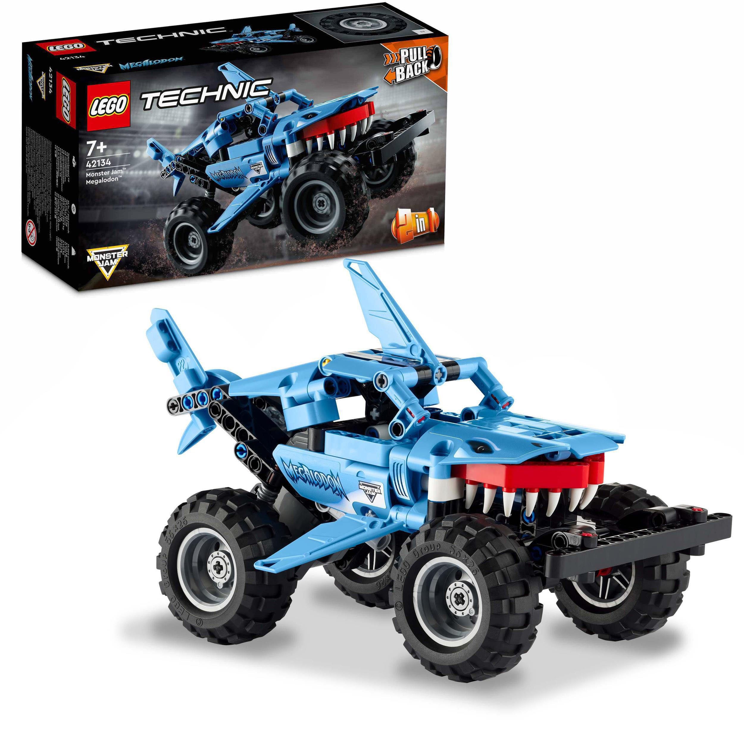 LEGO® Konstruktionsspielsteine »Monster Jam™ Megalodon™ (42134), LEGO®  Technic 2in1«, (260 St) online kaufen | OTTO