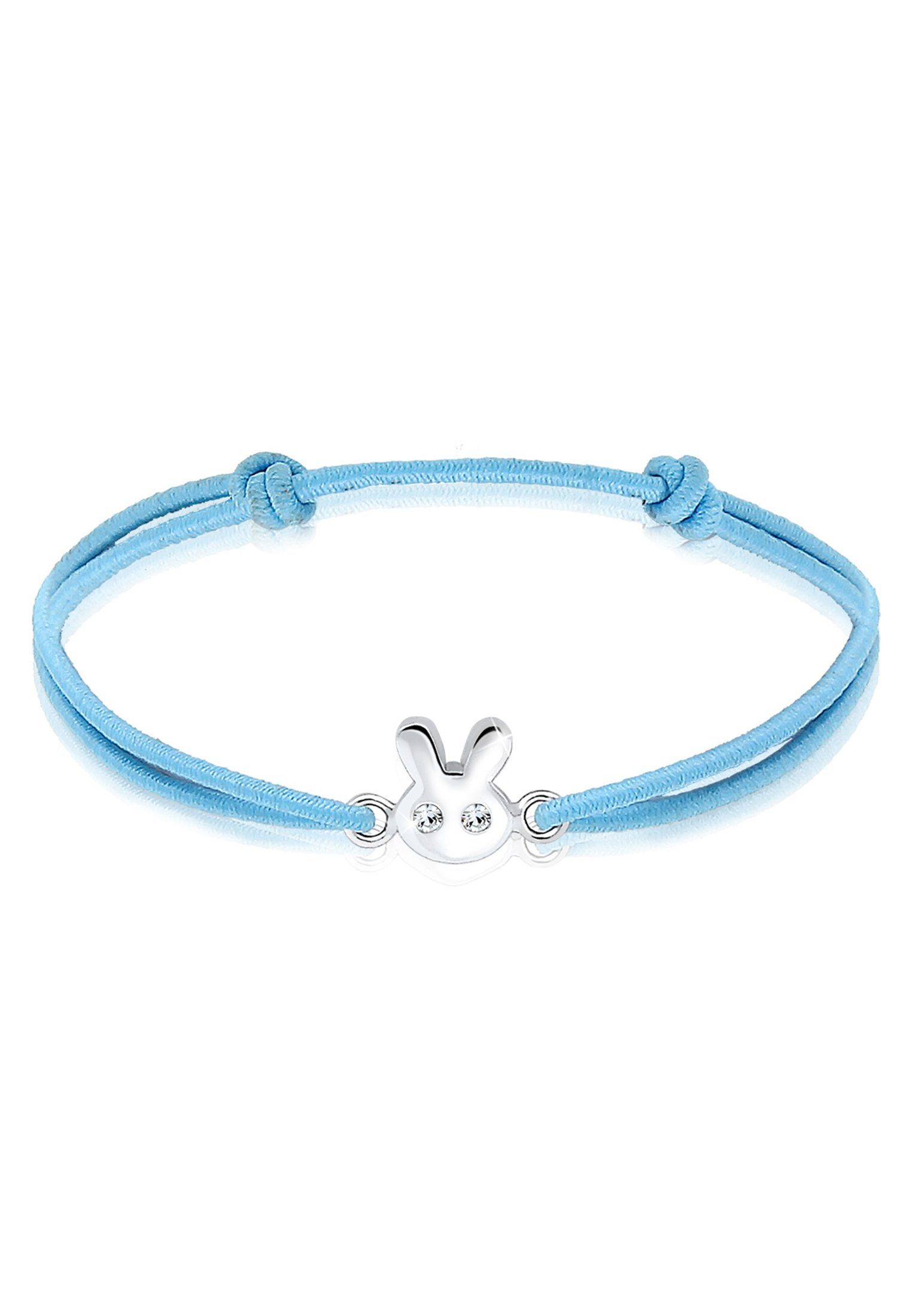 Armband Kinder Hase Kristalle 925 Silber