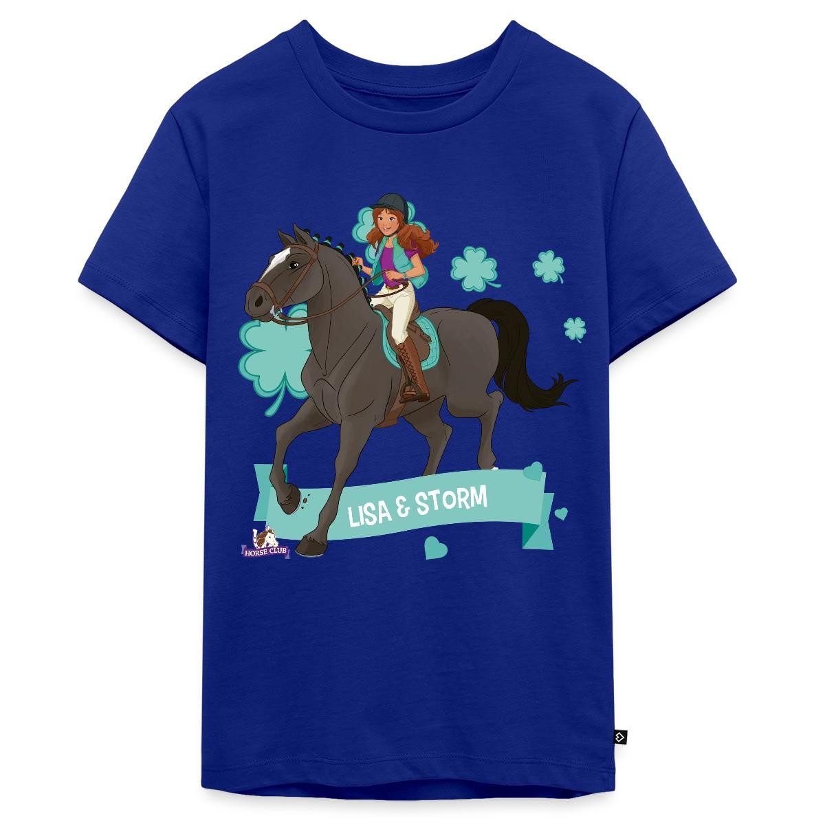 T-Shirt Schleich Horse Club Lisa & Storm reiten aus Teenager Premium T-Shirt