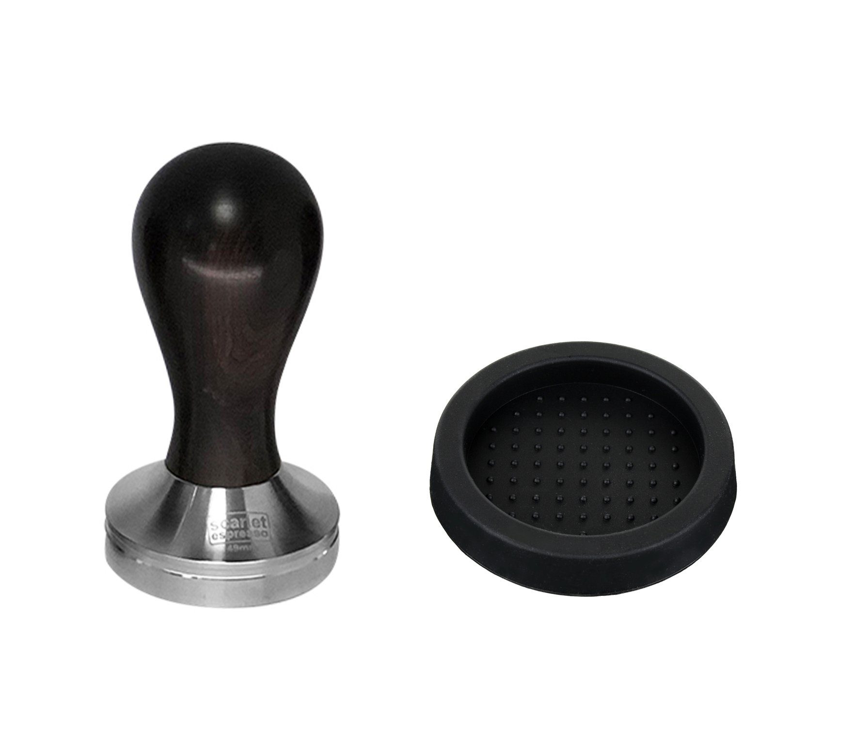 scarlet espresso Küchenmaschinen Zubehör-Set, scarlet espresso Tamper »Classic« Griff Edelholz multigrößen Barista
