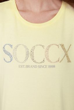 SOCCX Rundhalsshirt aus Baumwolle