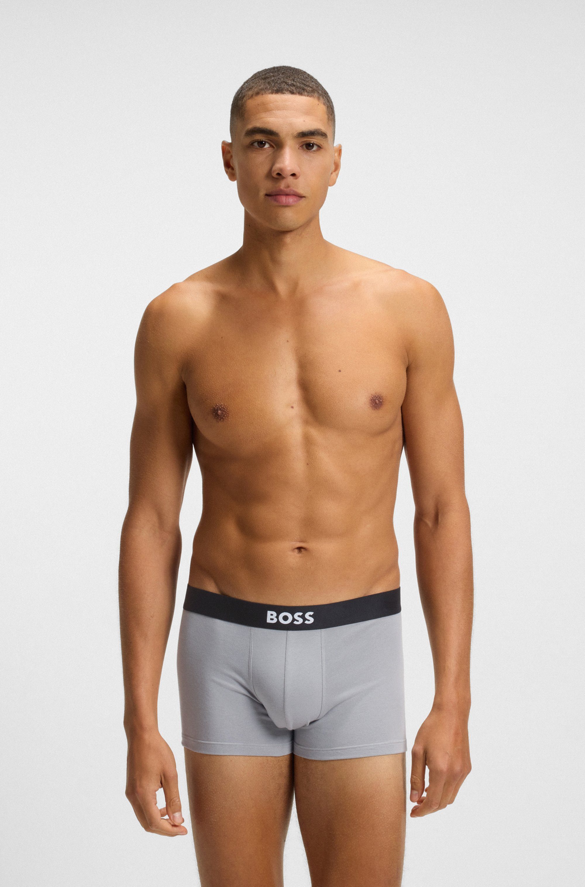 BOSS Trunk 3P Trunk BOSS ONE mit unifarbenen Bund