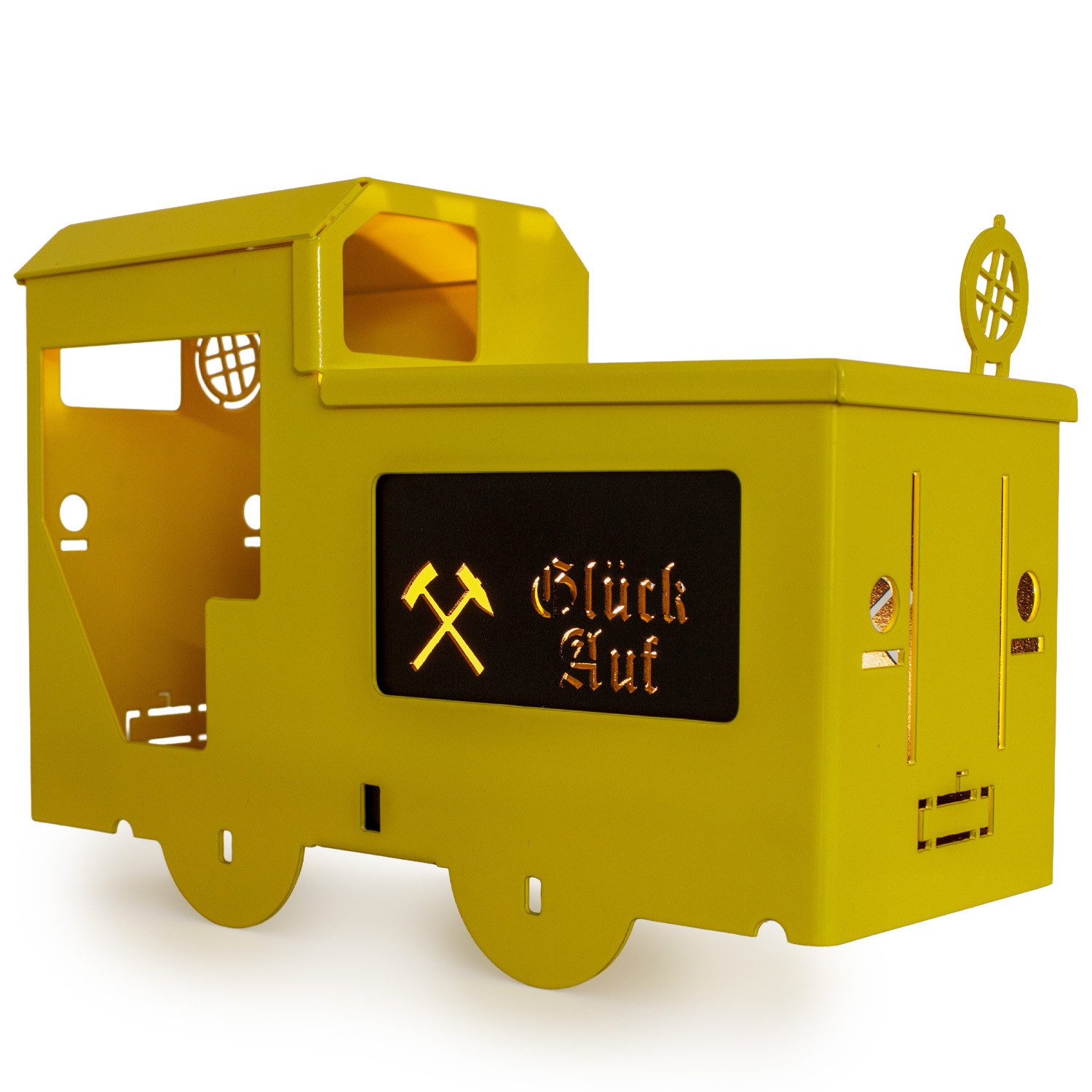 Landshop24 Räucherhaus Grubenlok B360 passend zum Grubenhunt, Original Erzgebirge