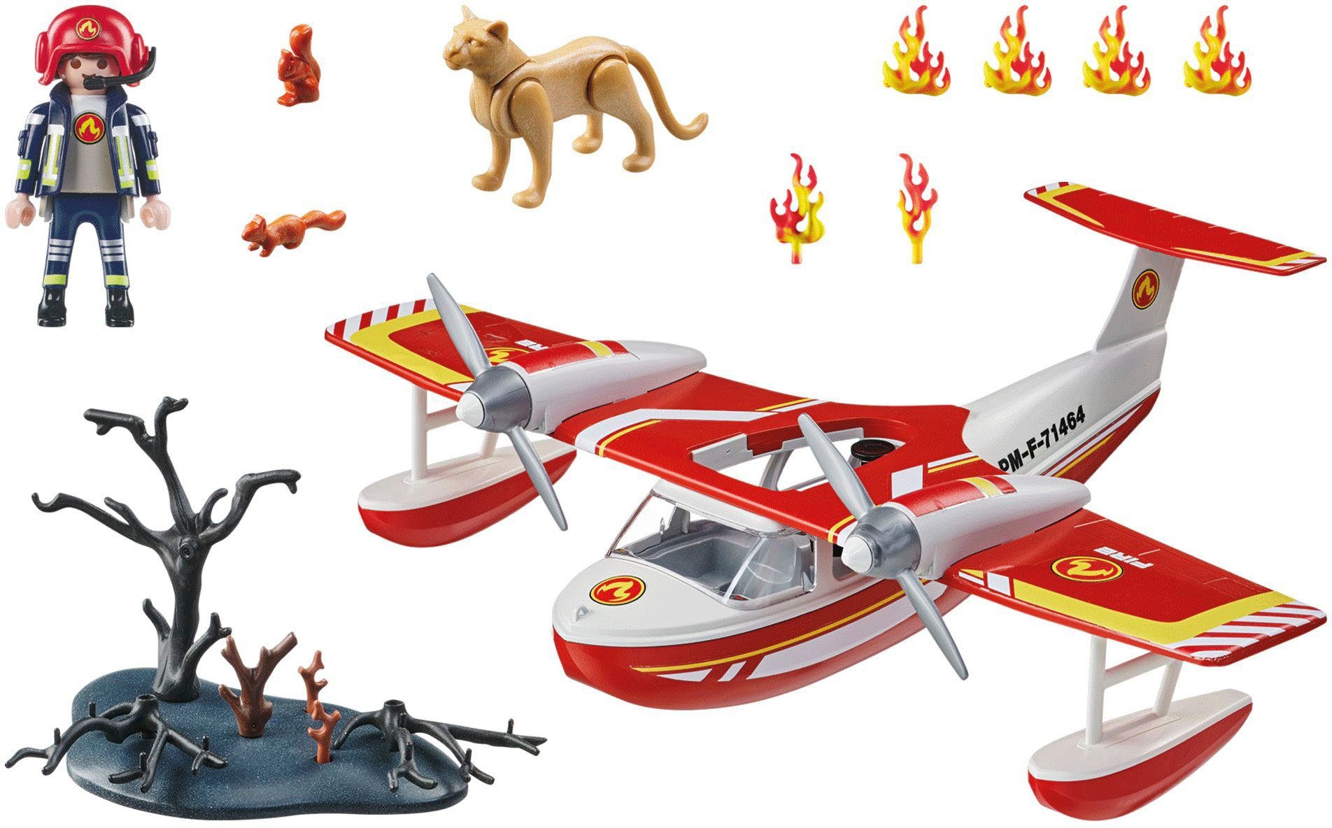 Playmobil® Feuerwehrflugzeug mit Löschfunktion (71463), Action Heroes Konst günstig online kaufen