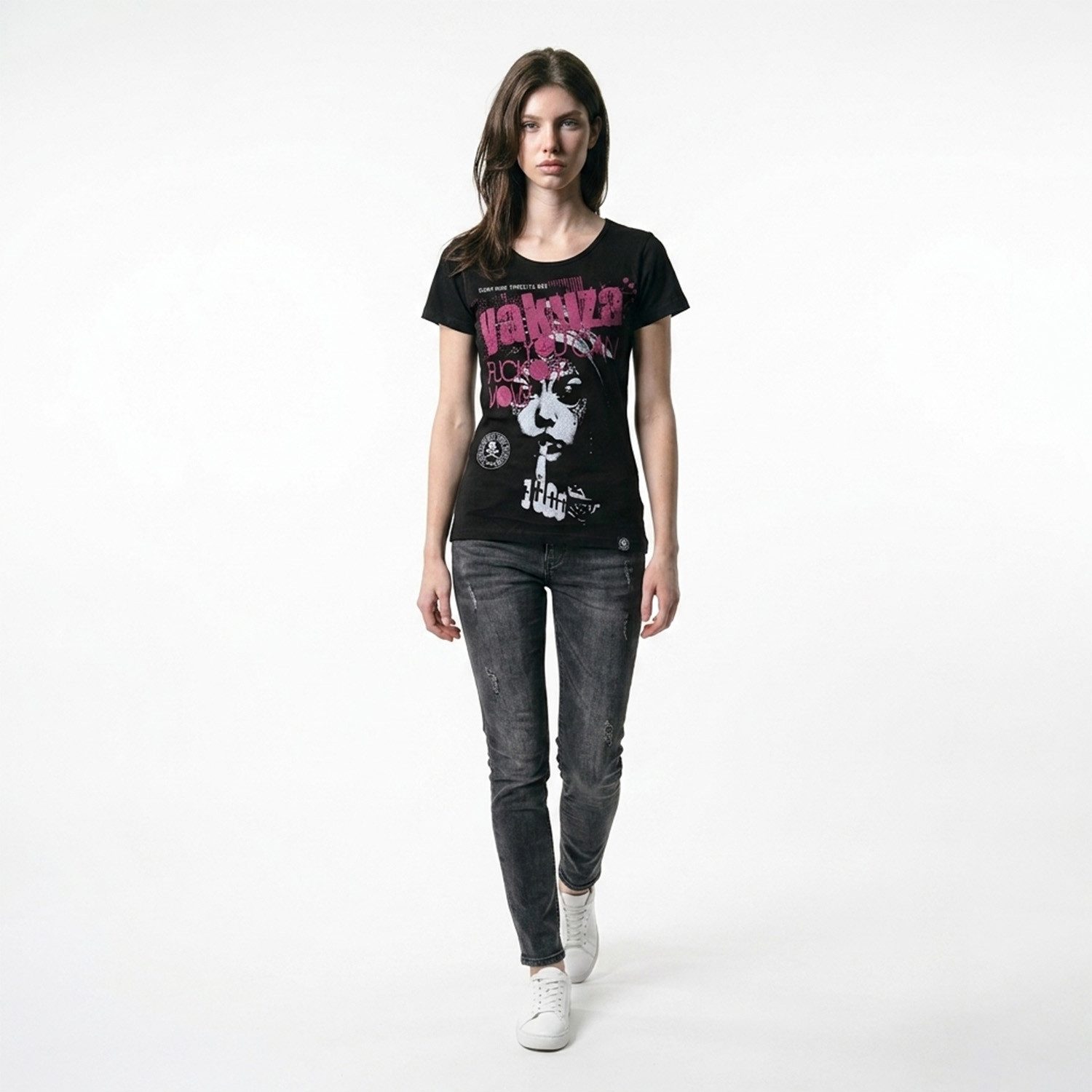 YAKUZA Rundhalsshirt Now mit verlängertem Rückenteil – Bild 5 von 5