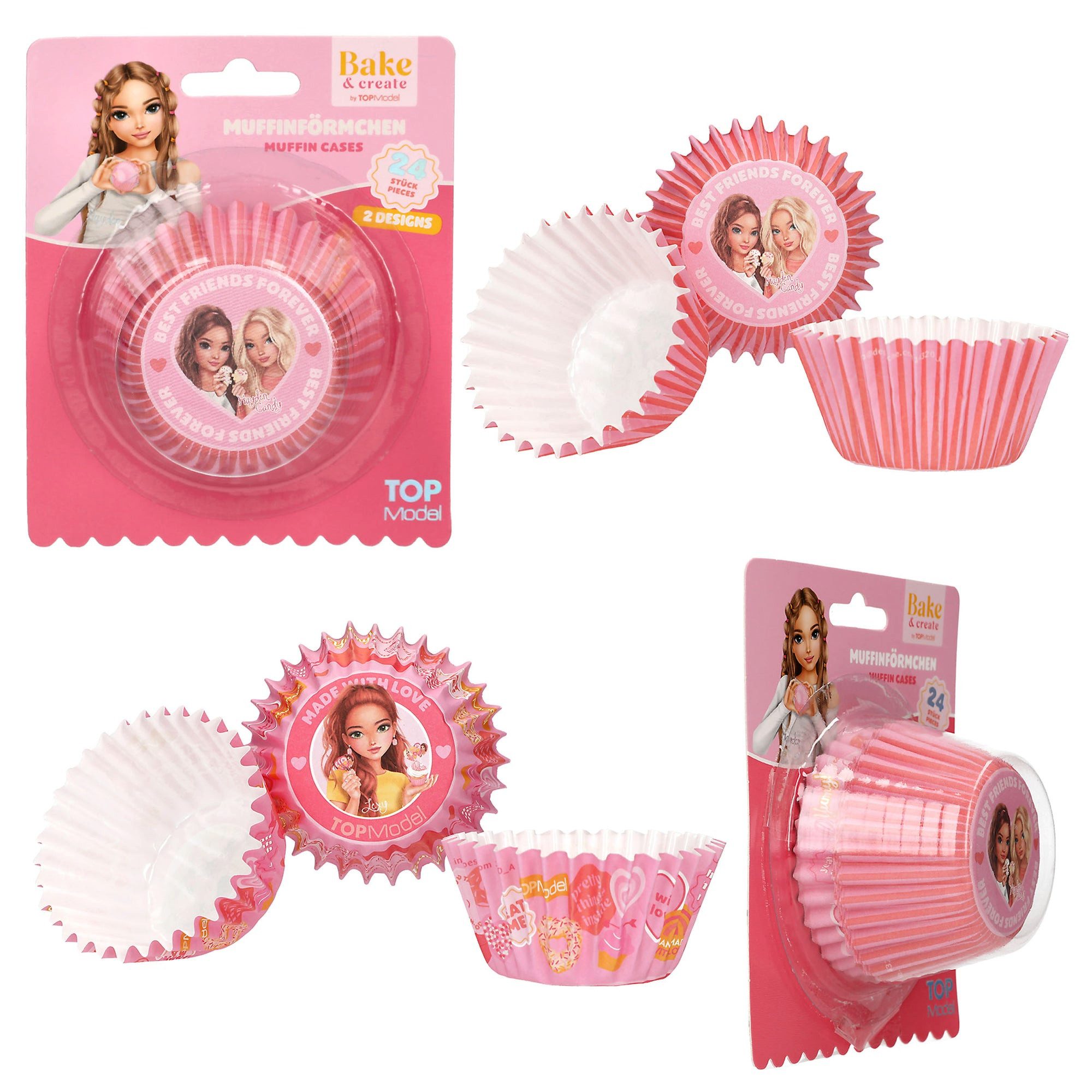 Depesche Spiel TOPModel Papier-Muffinörmchen BAKE and CREATE