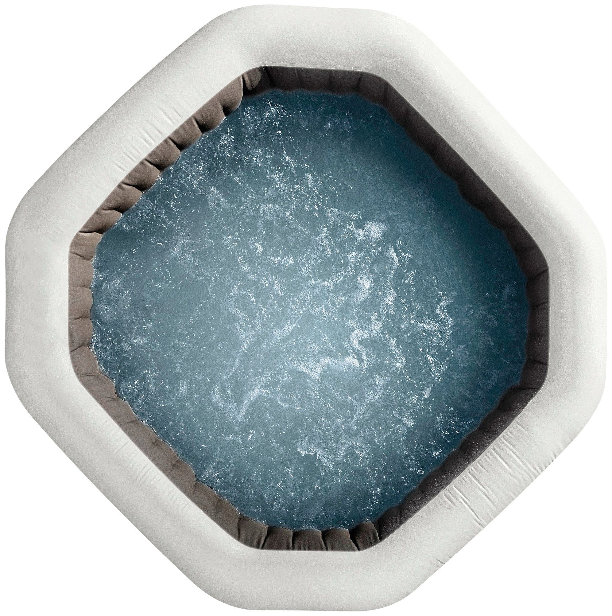 Intex Planschbecken »Intex Pool PureSPA Jet + Bubble Deluxe octagon onyx  black 218/168x71 cm 6 Personen«