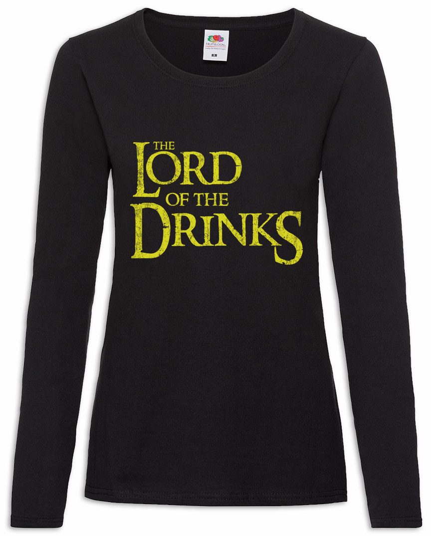 Urban Backwoods Langarmshirt The Lord Of The Drinks Damen Langarmshirt Rings Herr der Gondor Frodo (1-tlg) The Mordor der Ringe