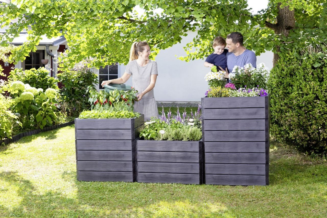 GARANTIA Hochbeet Garantia Hochbeet Ergo Quadro S 60 x 60 x 25 cm