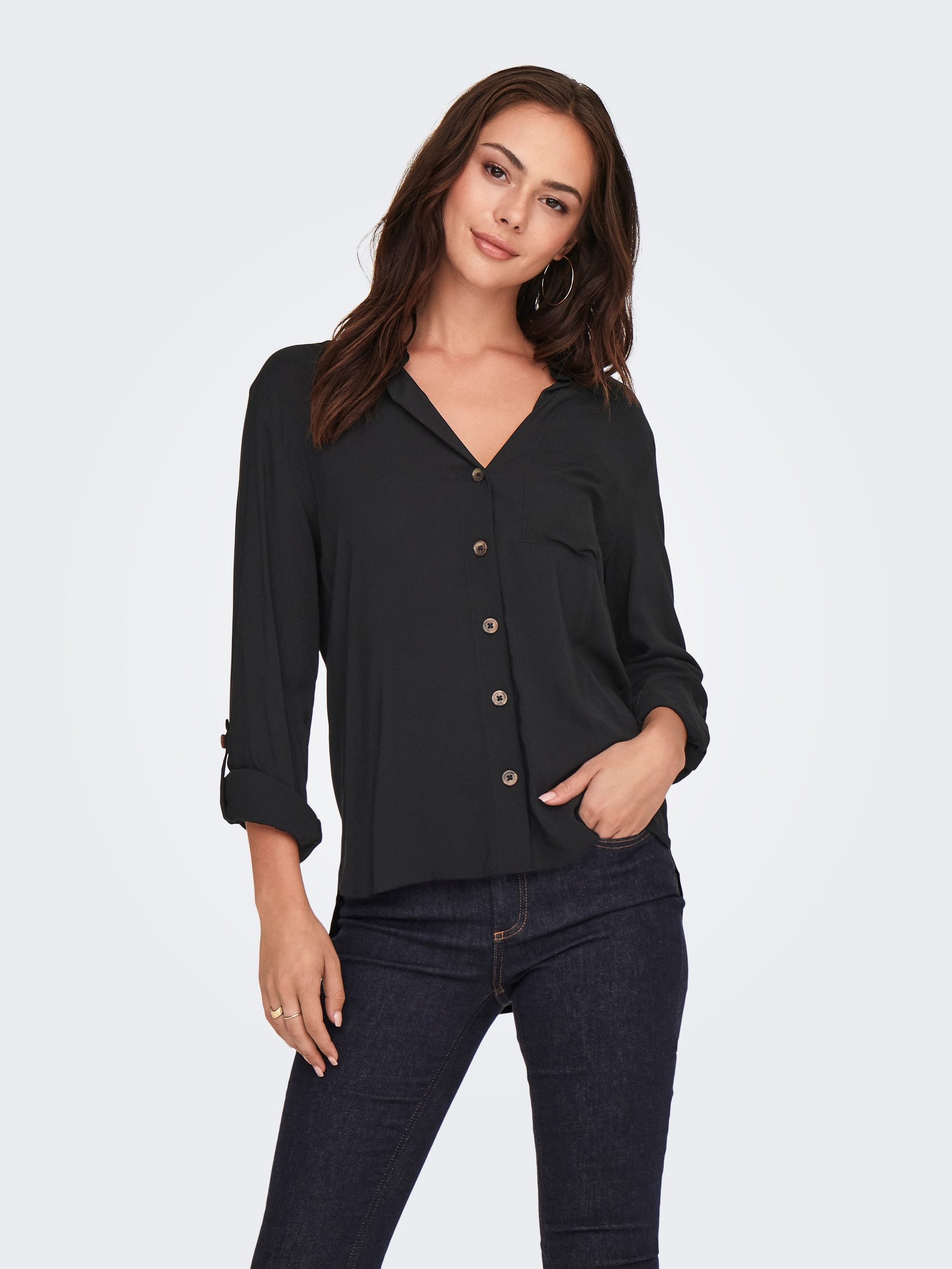 JACQUELINE de YONG Blusenshirt mit Hemdkragen günstig online kaufen