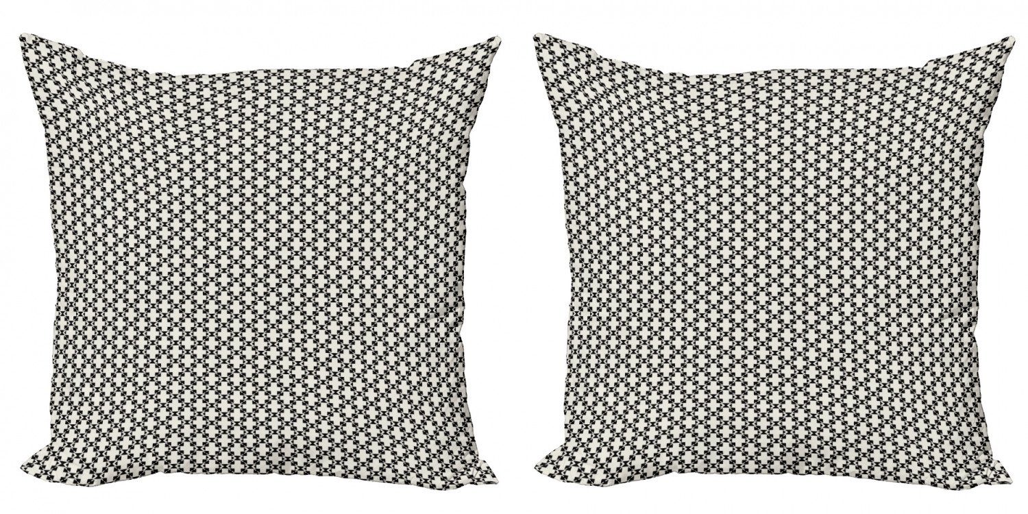 Kissenbezüge Modern Creative-Rhombus Doppelseitiger Stück), Geometrisch Abakuhaus Gitter (2 Accent Digitaldruck