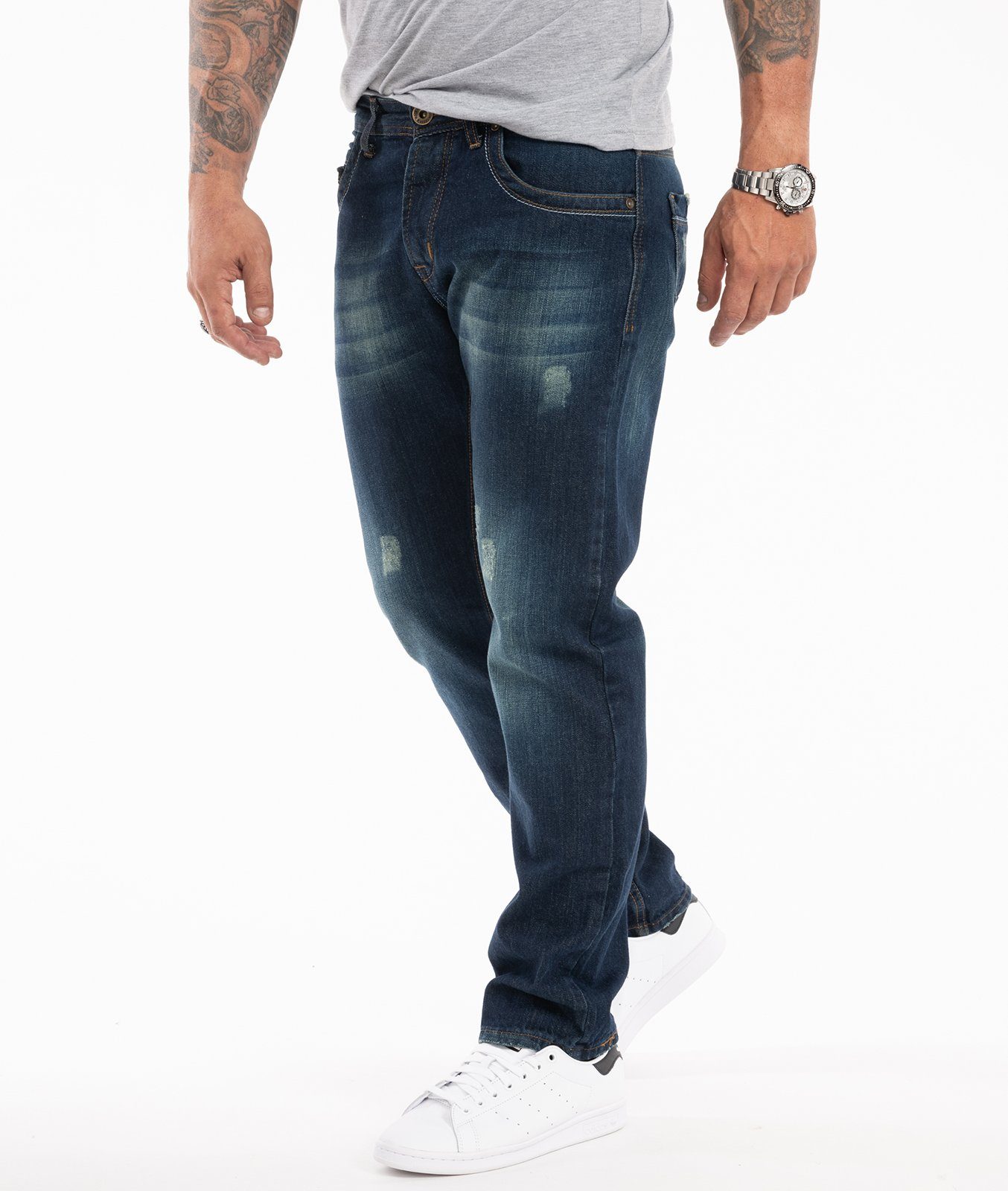 Rock Creek Regular-fit-Jeans Herren Blau Jeans RC-2299