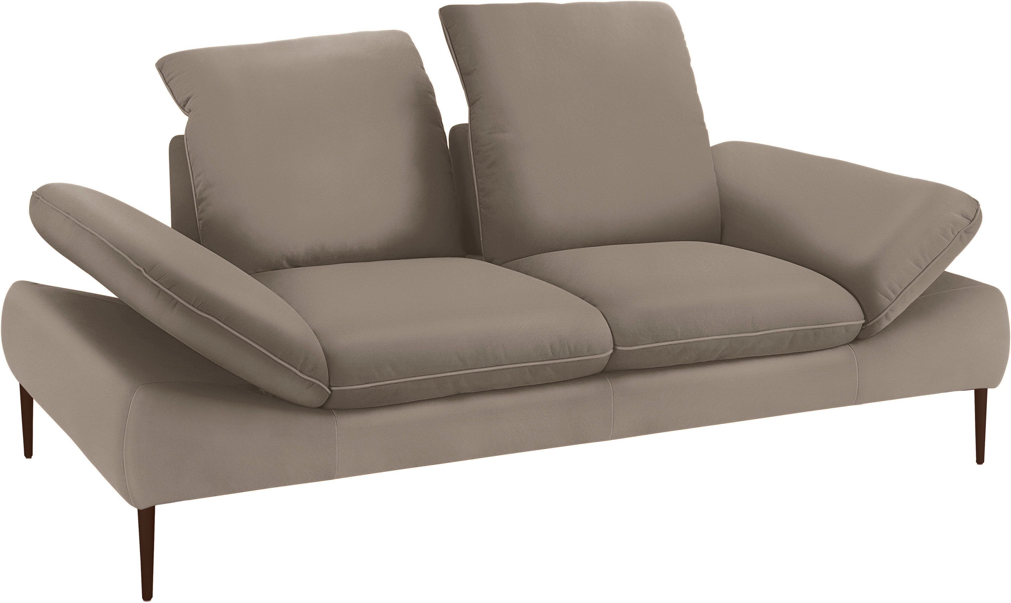 W.SCHILLIG 2-Sitzer Füße Breite cm enjoy&MORE, 202 bronze pulverbeschichtet, Sitztiefenverstellung