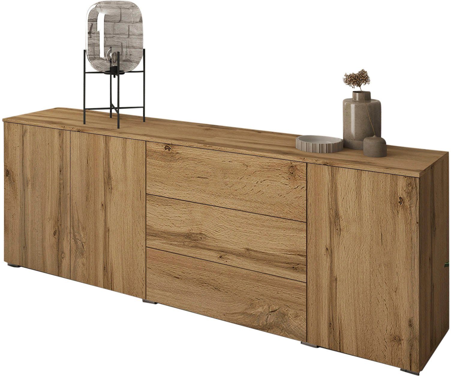 INOSIGN Sideboard PARIS (1 St), Moderne 190cm breite grifflose Kommode, vie günstig online kaufen