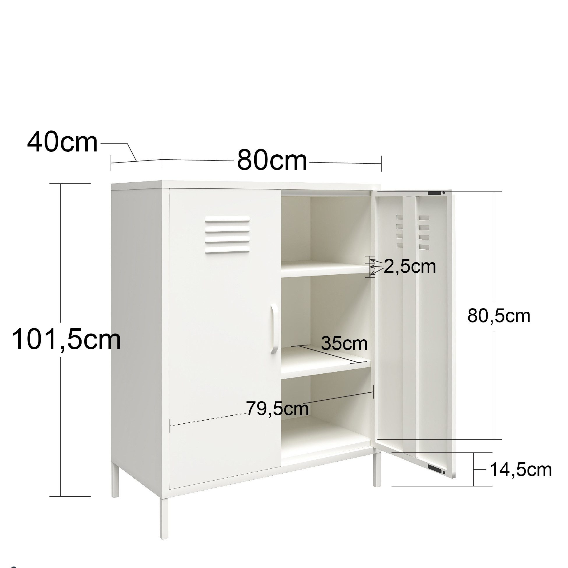 loft24 Mehrzweckschrank Mission District Highboard aus günstig online kaufen