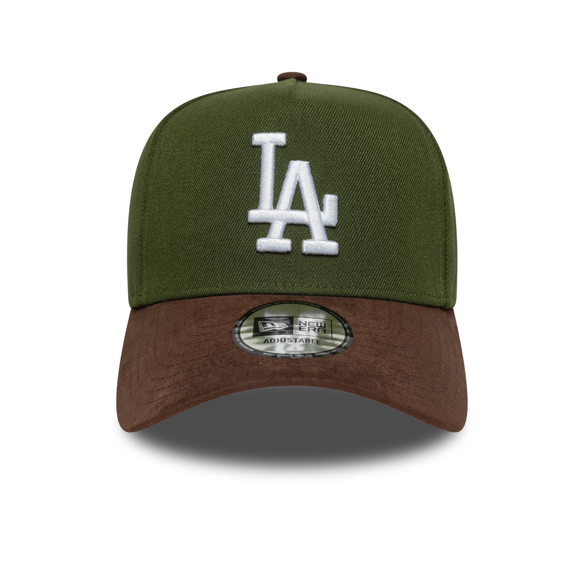 New Era Snapback Cap 9FORTY E-Frame Los Angeles Dodgers MLB Suede Visor