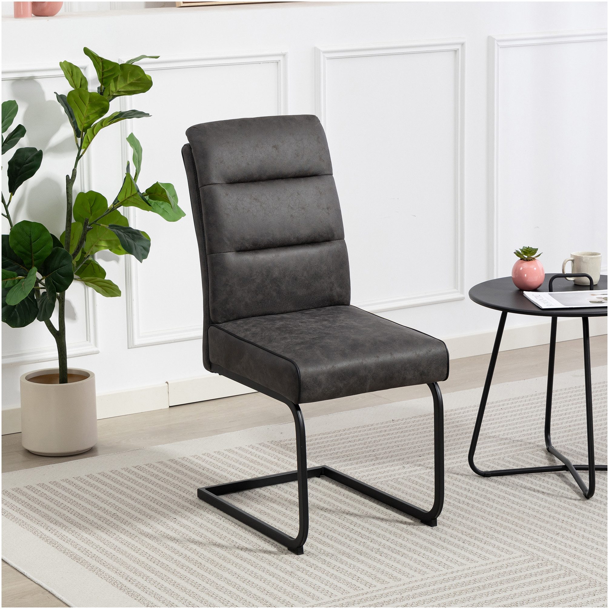 Duo Collection Esszimmerstuhl Marga Freischwinger, 2er- Set (Set, 2 St), ex günstig online kaufen