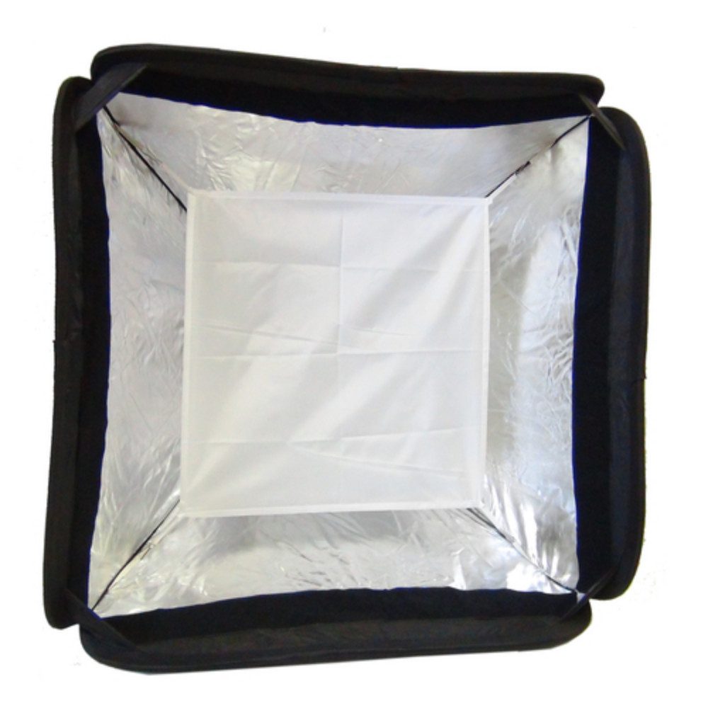 Dynasun Softbox Softbox SB1009 Format 50x50cm, Faltbare Magic Softbox mit Blitzhalter und Frontdiffusor Studio