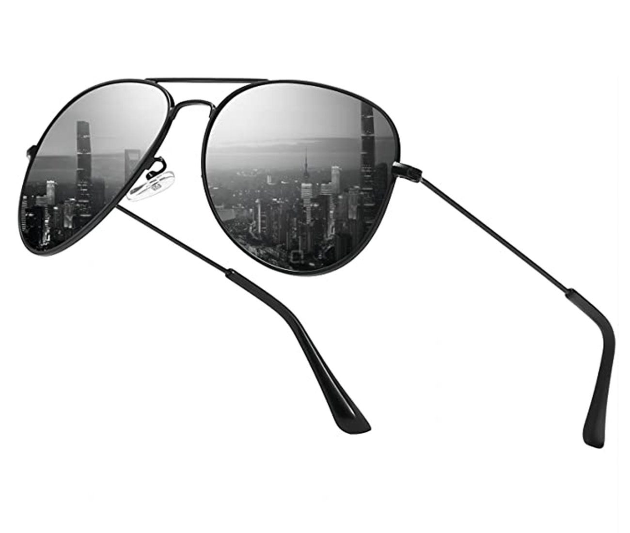 Haiaveng Sonnenbrille Sonnenbrille,Polarisierte Sonnenbrillen,Für Damen und Herren Retro Metallrahmen,Sportbrille Sonnenbrillen Für Den Außenbereich