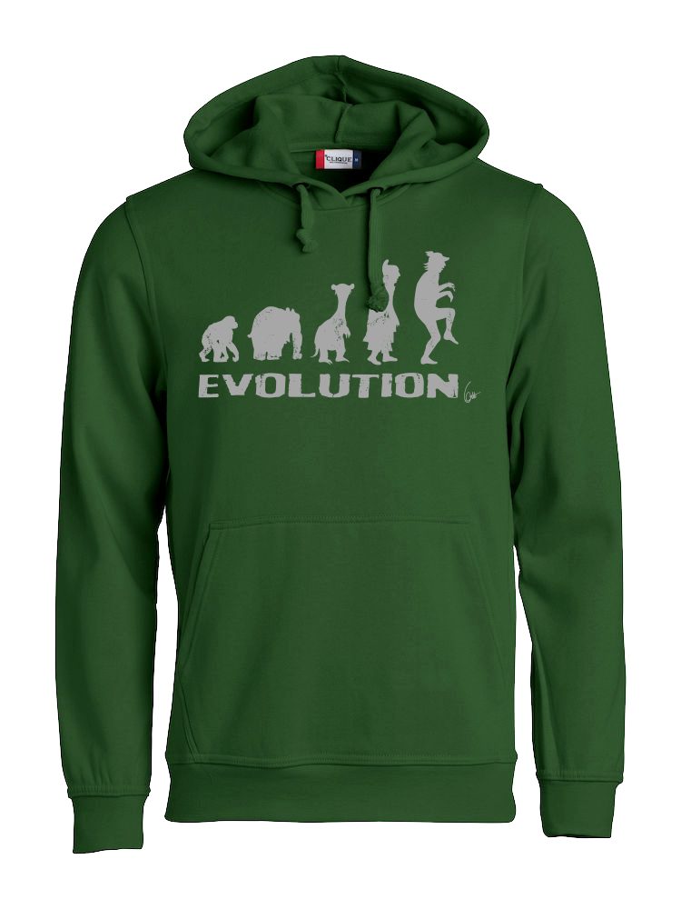Ottifant Productions GmbH Hoodie Hoodie Kapuzenpullover Evolution by Otto Waalkes, Jetzt auch in Navy