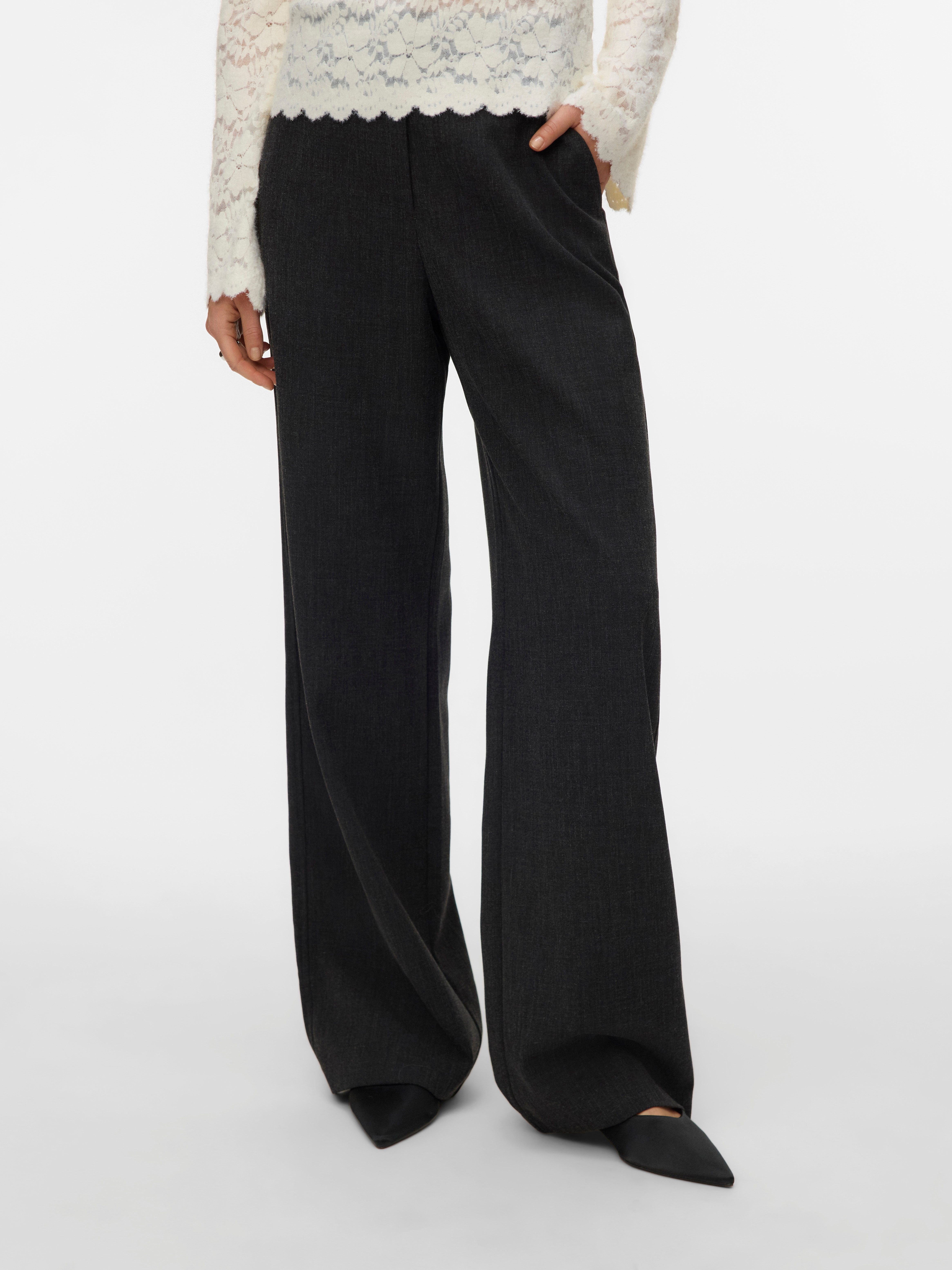Anzughose VMBESTIE HW WIDE PANT NOOS